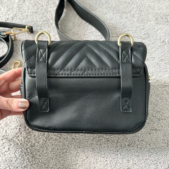 Zara Lionhead Crossbody Lions Bag Womens Medium Black - Picture 7 of 16